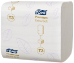 Туалетная бумага листовая мягкая Tork Premium T3 114276