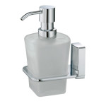 Дозатор для жидкого мыла стеклянный, 300 мл WasserKraft Leine K-5099